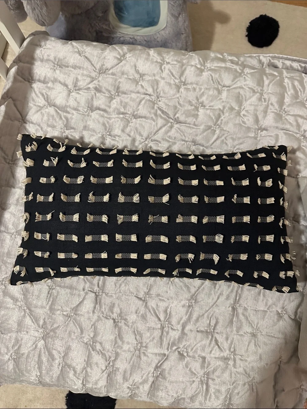 NWOT West Elm | Cotton Silk Pixel Cushion Cover
